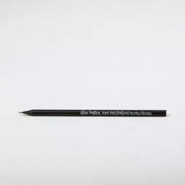 Potlood: Alles begint met een potlood en een droom