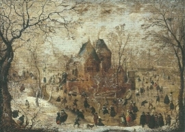 Winterlandschap, Hendrick Avercamp