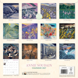 Annie Soudain, 30x30cm maandkalender 2027