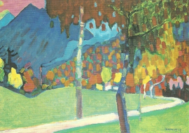 Herfststudie bij Oberau, Wassily Kandinsky