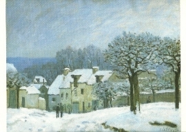 Marly sneeuwlandschap, Alfred Sisley