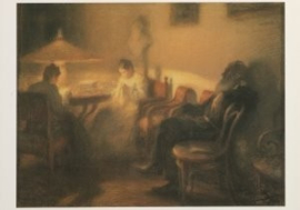 Leo Tolstoi met familie, Leonid Pasternak