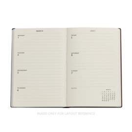 18 maands agenda Paperblanks July 2026-2027 Wild Flowers Mini Horizontal