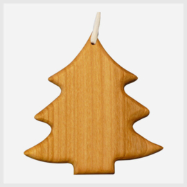 Houten kerstboomhanger kerstboom