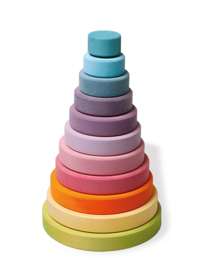 Toren regenboog pastel