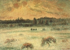 Winterlandschap, Camille Pissarro