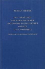 Das Verhältnis der verschiedenen naturwissenschaftlichen Gebiete zur Astronomie, GA 323 / Rudolf Steiner