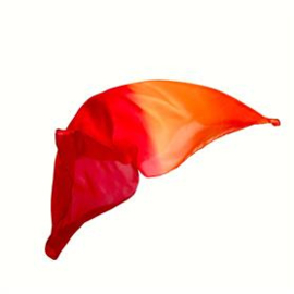 Speeldoek zijde vuur (53x53cm)