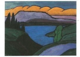 Het blauwe meer, Gabriele Münter