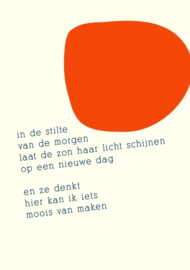 In de stilte van de morgen
