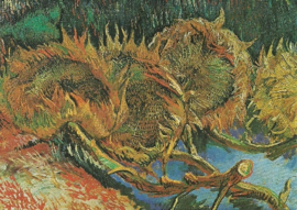 Uitgebloeide zonnebloemen, Vincent van Gogh