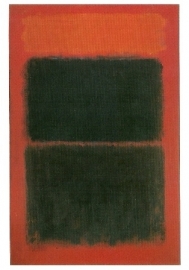 Helder rood op zwart, 1957, Mark Rothko