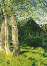 Voorjaar in Worpswede, Hans am Ende