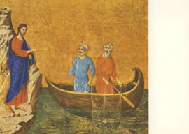De roeping van de apostelen Petrus en Andreas, Duccio di Buoninsegna