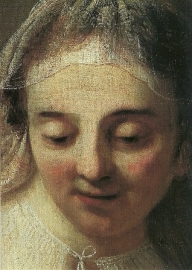 De heilige familie (detail), Rembrandt