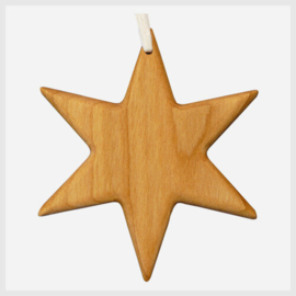 Houten kerstboomhanger ster