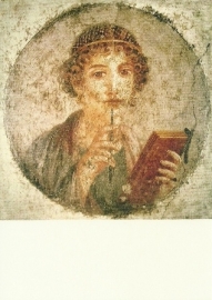 Schrijvend meisje, Pompeji