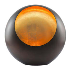 Waxinelichthouder Goldlicht Roca (15cm) , brons/goud