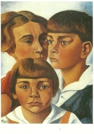 Portret van de kinderen Rädecker, Charley Toorop
