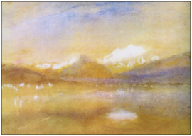 Meer van Genève en de Mont Blanc, J.M.W. Turner