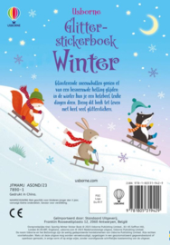 Glitterstickerboek. Winter / Usborne