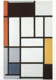 Compositie met rood, geel, blauw en zwart, Piet Mondriaan