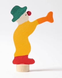 Steker Clown met trompet