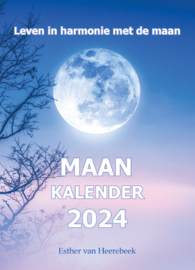 Maankalender 2024, scheurkalender, Esther van Heerebeek