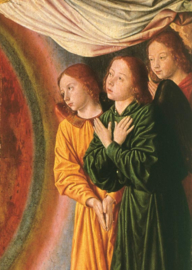 Drie biddende engelen, Maitre de Moulins