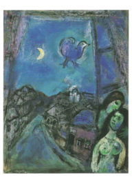 Avond bij het venster, Marc Chagall