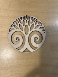 Mandala Spiral Forest (ø 22 cm)