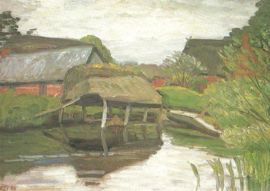 Botenschuur aan de Wümme, Otto Modersohn