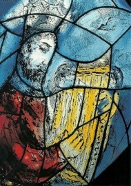 Koning David in de voltooiing, Marc Chagall
