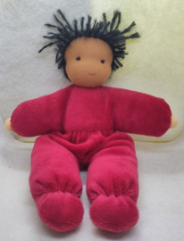 Sloddervosje velours rood (23 cm)