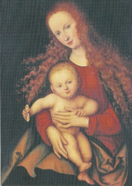 Maria met het kind, Lucas Cranach de Oudere