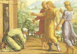 Er verschenen drie mannen aan Abraham, Rafael
