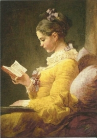 Jong lezend meisje, Jean-Honore Fragonard