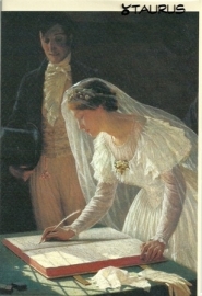 Tekenen bij het huwelijk, Edmund Blair Leighton