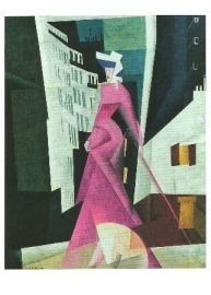 De dame in mauve, Lyonel Feininger