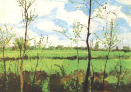 Voorjaarslandschap, Paula Modersohn-Becker