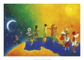 Kinderen van de wereld, Daniela Drescher, DIN A3