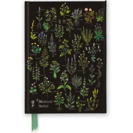 Medieval Herbal, A Flame Tree Lined Notebook