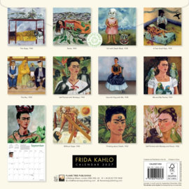 Frida Kahlo, 30x30cm maandkalender 2027