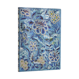 12 maands agenda Paperblanks 2027 Blue Willow Midi Horizontal