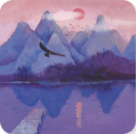 Landschap, Izou, vierkant