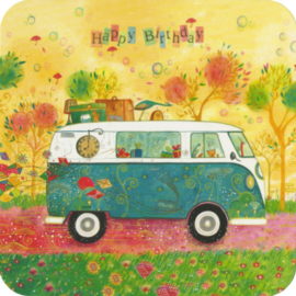 De bus, happy birthday, Jehanne Weyman