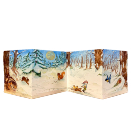 Adventskalender Eentje van Margo met 4 transparanten