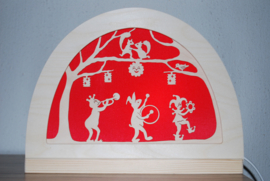 Silhouet De Noest Feestoptocht/Carnaval