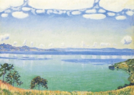 Landschap bij het meer van Genève, Ferdinand Hodler