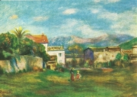 Aanzicht van Cagnes, Pierre-Auguste Renoir